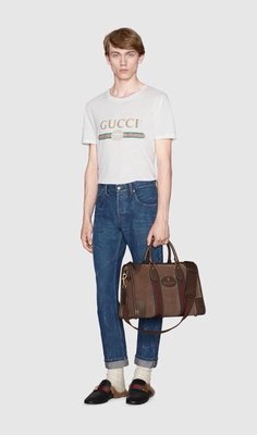 (📣已售出‼️)Gucci 麂皮手提 公事包