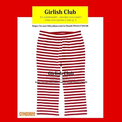 【Girlish Club】gymboree秋冬棉質條紋長褲4T(c287)amber carter's二七一元起標