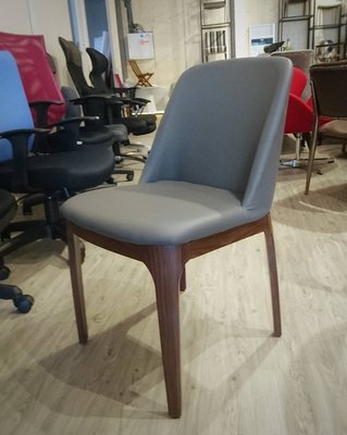 【找椅子】鐵仿木紋 喬安書椅 洽談椅 商業用椅 柯利弗餐椅