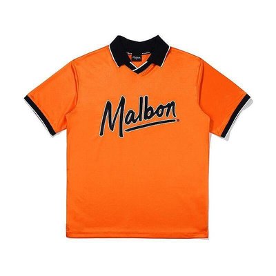 新款推薦 Malbon高爾夫短袖男士翻領溼排汗透氣T恤彈力緊身POLO衫戶外運動gol-可開發票