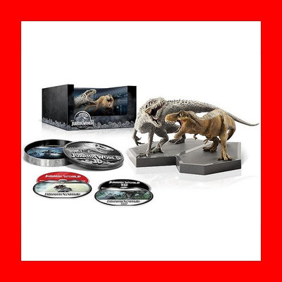 【BD藍光3D】侏儸紀世界3D+2D藍光限量恐龍禮盒組(英文字幕)Jurassic World侏羅紀世界