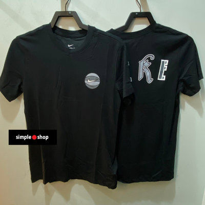 【Simple Shop】NIKE 籃球短袖 BASKETBALL 運動短袖 短T 黑色 FD0047-010