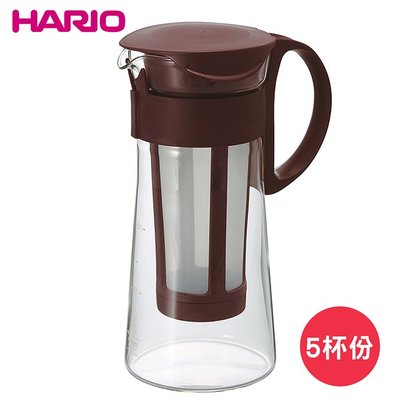 【HARIO】流線冷泡咖啡壺-咖啡 600ml MCPN-7CBR