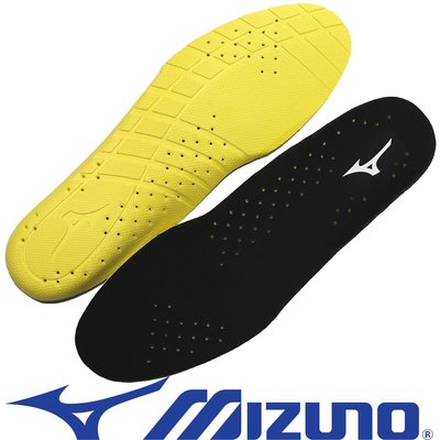 鞋大王Mizuno 8ZA-21009 黑色 高密度Aspire材質，足弓部位加厚，慢跑用活動鞋墊