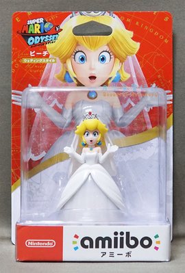 【月光魚 電玩部】全新現貨 amiibo 超級瑪利歐 奧德賽系列 碧姬 公主 白色禮服 白紗 婚禮 3DS NS