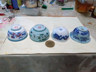 各式中式古瓷小茶杯聞香杯 35-50元款