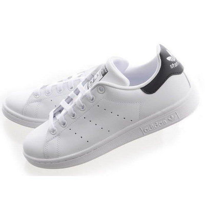 Adidas Stan Smith Black AQ0438 稀有 新款 黑尾 女鞋 全白滑皮休閒運動慢跑鞋【雅妤潮鞋】