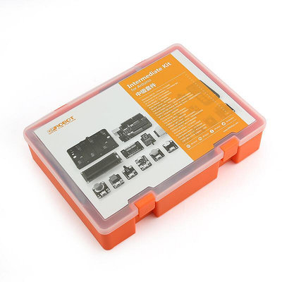 眾信優品 DFRobot創客教育傳感器中級套件Arduino UNO R3入門學習套件 KF6515