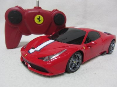 【KENTIM玩具城】1:24全新法拉利Ferrari 458 Speciale A紅色原廠授權RASTAR遙控車