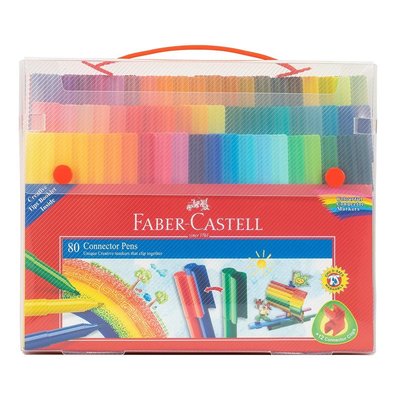 💓好市多代購/可協助售後💓 Faber-Castell 輝柏 連接彩色筆80色 x 2組