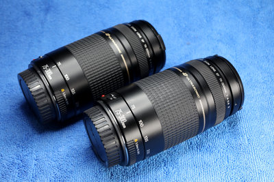 Canon EF 75-300mm 4-5.6 USM II 代望遠變焦鏡頭，外觀9成新功能正常，附原廠前後蓋與保護鏡~