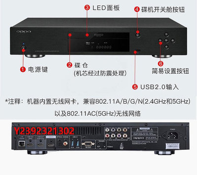 DVD播放機OPPO UDP-203 UDP-205 BDP-103D 高清4K藍光機 越獄碼服務