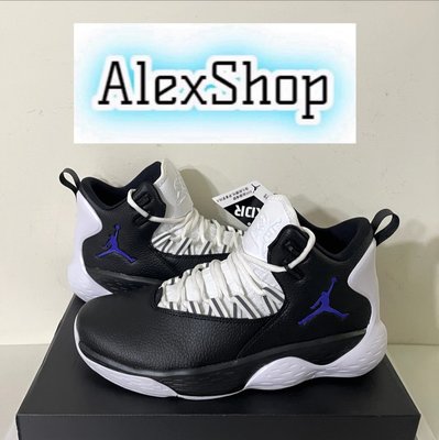 艾力克斯 JORDAN SUPER FLY MVP PF 男 AR0038-051 黑白藍XDR籃球鞋 US 11