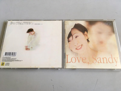 「環大回收」♻二手 CD 早期 歌詞沾黏【林憶蓮 LOVE SANDY】正版專輯 中古光碟 音樂唱片 影音碟片 自售
