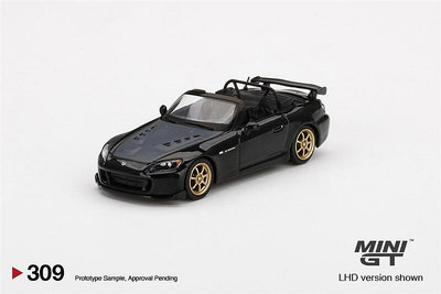 MINI GT164 合金車模型本田 S2000 (AP2) Mugen Berlina黑色