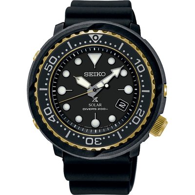 【金台鐘錶】SEIKO 精工 PROSPEX系列 太楊能200米潛水腕錶 (鮪魚罐頭) SNE498P1