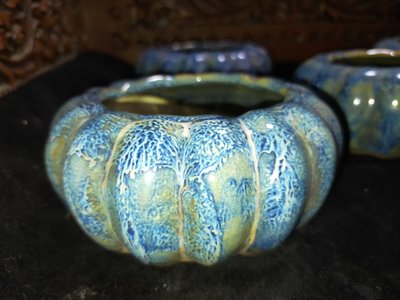 L0026-1 景德鎮瓷筆洗 瓷器窯變藍釉瓷器皿瓷碗瓷 (6入) 特價 直徑14cm 高6cm