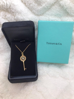 「奢侈品閑置」蒂芙尼Tiffany keys系列 小雛菊太陽花單鉆鑰匙項鍊