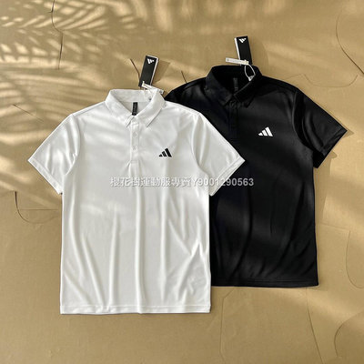 Adidas Club Polo 男款 黑色 運動 訓練 網球 上衣 POLO衫 短袖HR8730