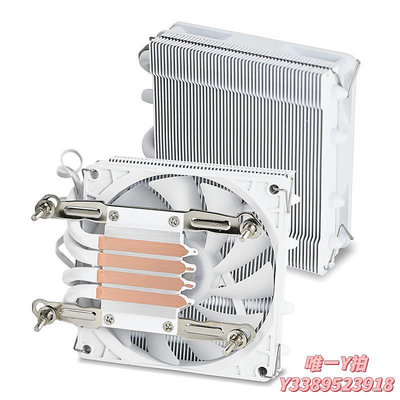 散熱器魚巢Z39電腦CPU散熱器1700/1200/115X/AM4溫控靜音ITX臺式機風扇散熱片