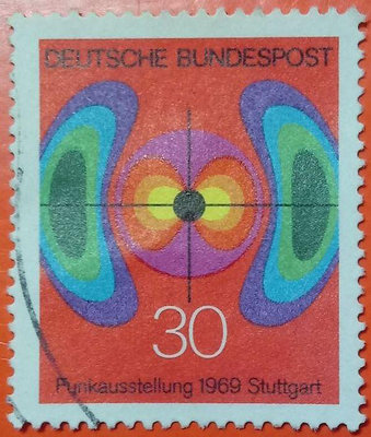 德國郵票舊票套票 1969 Broadcast Exhibition, Stuttgart