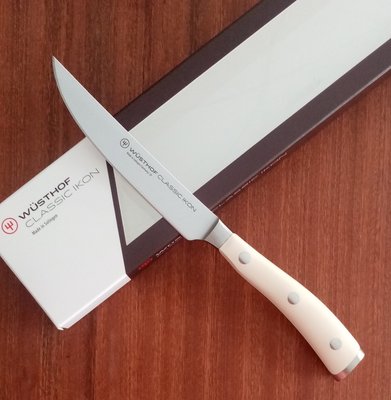 Wusthof 三叉牌 Classic Ikon 牛排刀 12cm 白柄 德國製