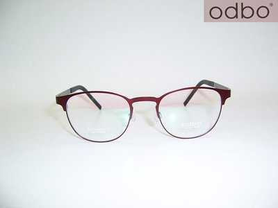光寶眼鏡城(台南)odbo 專利彈腳無螺絲延展鈦眼鏡*完全無負擔 個性品味,最新款1770/C9