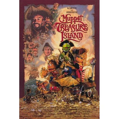布偶金銀島尋寶記  (Muppet Treasure Island) - 迪士尼 -美國原版雙面電影海報 (1996年)
