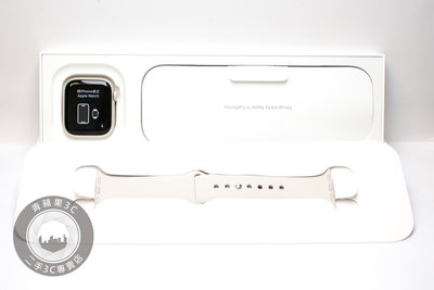 【台南橙市3C】Apple Watch Series 9 41mm GPS 星光鋁 星光運動錶帶 S/M 保固2024-9 #86826