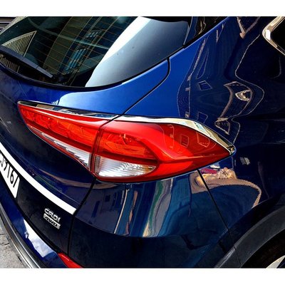 【JR佳睿精品】現代 Hyundai 2019 Tucson 台製 土桑 鍍鉻 後燈 燈眉 後燈飾條 改裝 配件 精品