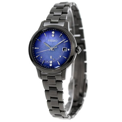 SEIKO LUKIA SSVW227 日本製 日本國內限定700 太陽能 27.5mm 藍寶石鏡面 藍色貝殼面盤 女錶