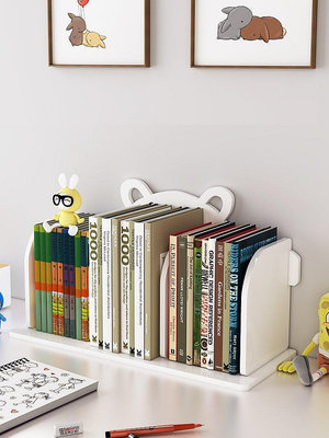 【現貨精選】兒童書架桌面置物架小型書桌收納學生書柜床頭飄窗桌上寶寶繪本架