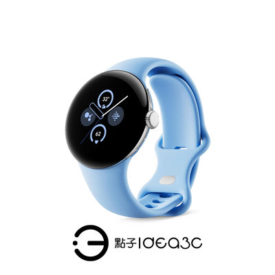 「點子3C」Google Pixel Watch 2 LTE版 金屬銀錶殼【全新品】智慧手錶 血氧感測 海洋藍運動錶帶 DI970