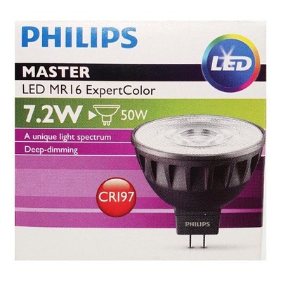 PHILIPS 飛利浦 MASTER LED 7.2W MR16 (2700K 3000K 4000K) 調光款