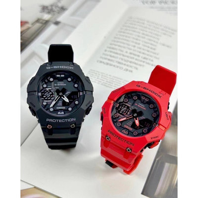 【G Watch】ga-b001-4adr-100%防水手錶計時雙顯系列男士手錶