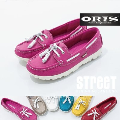 【街頭巷口 Street】ORIS 女款 頂級真皮鞋面 時尚裝飾綁帶設計 休閒女鞋 SA16650N16 桃紅色