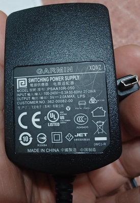 ╭✿㊣ 二手 Garmin 原廠變壓器 充電器【5V~2A】Mini USB接頭  特價 $149 ㊣✿╮