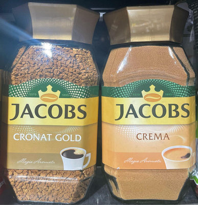 4/11前 一次任買2瓶 單瓶375 德國Jacobs 黃金即溶咖啡粉200g /奶香即溶咖啡粉200g 最新到期日2025/4