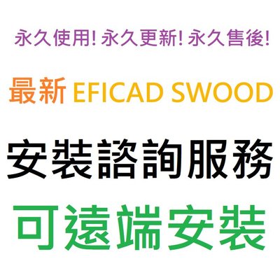 EFICAD SWOOD 2023 (Solidworks插件) 英文、繁體中文 永久使用 可遠端安裝