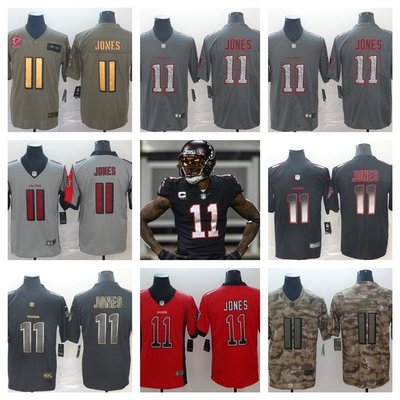 NFL Atlanta Falcons亞特蘭大獵鷹隊 Julio Jones 胡里奧·瓊斯 球衣短袖運動球衣休閒 T 恤-master衣櫃3