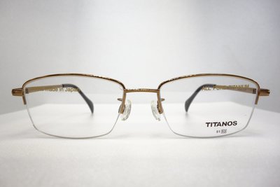 【台南中國眼鏡】TITANOS 帝王鈦 最高品質 日本製 純鈦 不過敏 不腐蝕 鏡框 鏡架 1274