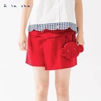 a la sha全新～紅色大象褲裙～ size :S