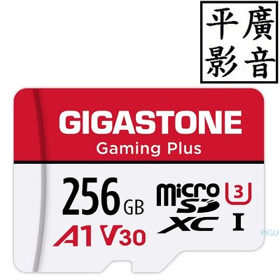 平廣 送袋 GIGASTONE MICRO SD 256G 卡 遊戲專用記憶卡256GB A1 V30 U3 UHS-I