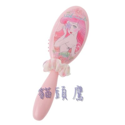 『 貓頭鷹 日本雜貨舖 』 日本迪士尼專賣店小美人魚 氣墊梳子