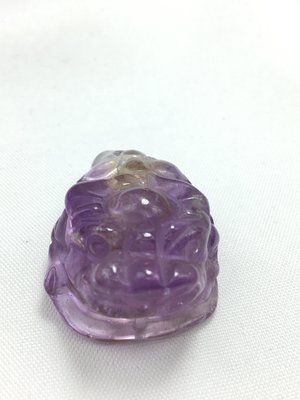 晶曜水晶~~~紫黃晶三角蟾蜍