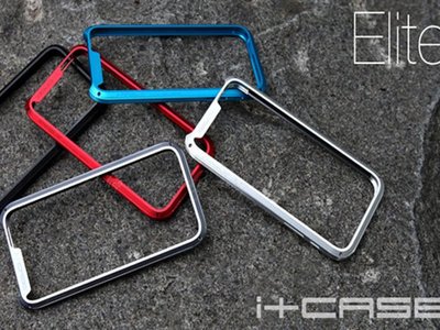 【A Shop】Mindplar i+case Elite iPhone SE/5S Bumper 金屬邊框+透明背蓋