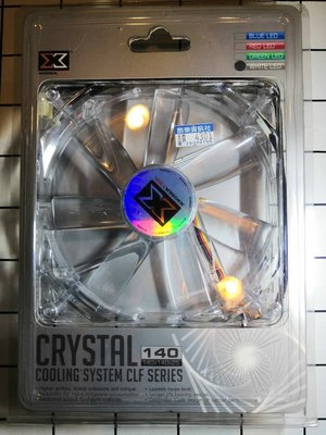 半價出清【鼎立資訊 】Xigmatek CLF-F1454 14公分LED系統風扇 水晶系列‧鐮刀式扇葉 現貨