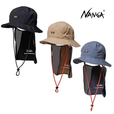 （硬骨頭）日本Nanga戶外露營釣魚徒步山系透氣速乾遮陽漁夫帽（3色）後簷可拆
