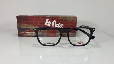 Lee Cooper 光學眼鏡 8075-1MC(霧黑)  英倫風格流行品牌。贈-磁吸太陽眼鏡一副