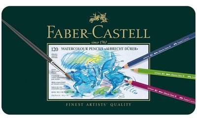 德國 輝柏 Faber-Castell 120色 水性色鉛筆 鐵盒裝 【117511】